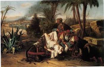 Arab or Arabic people and life. Orientalism oil paintings 95